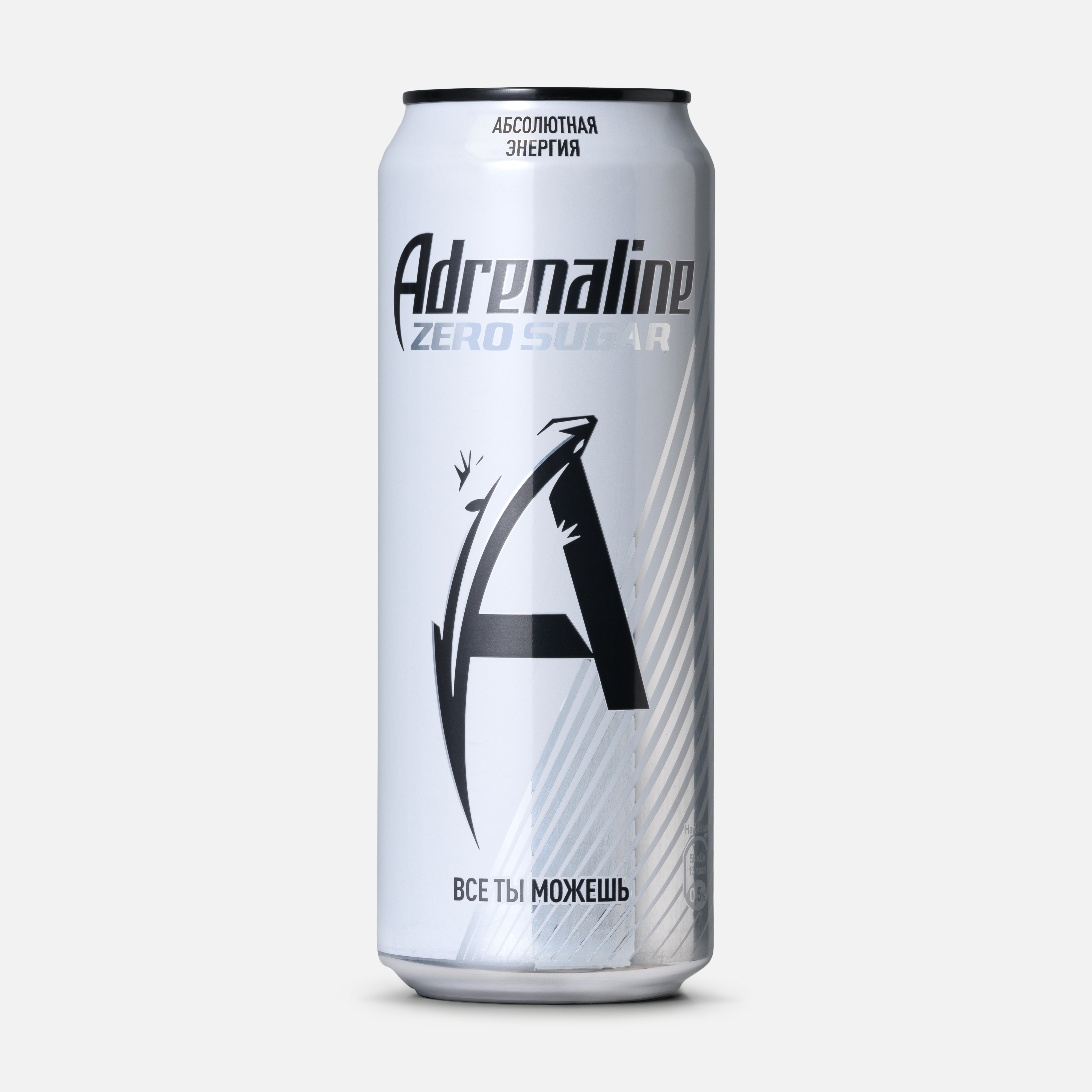 Энергетический напиток Adrenaline Zero Sugar Silver Energy без сахара 0,449 л