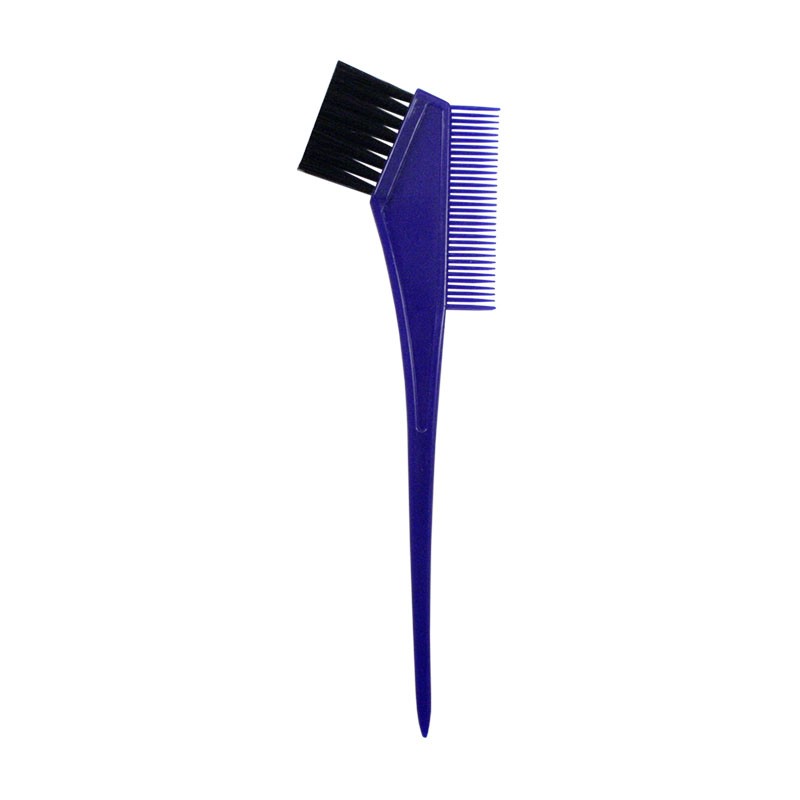 Кисть для окраски волос Lei 30мм, с расчёской, ультрамарин зажим для волос dewal бабочка пластик 8 см 12 шт уп