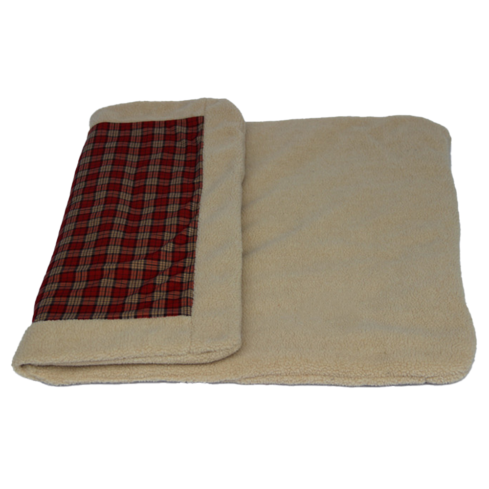 

Лежанка для кошек и собак Pet Choice плюш, флис 80x112x2см бежевый