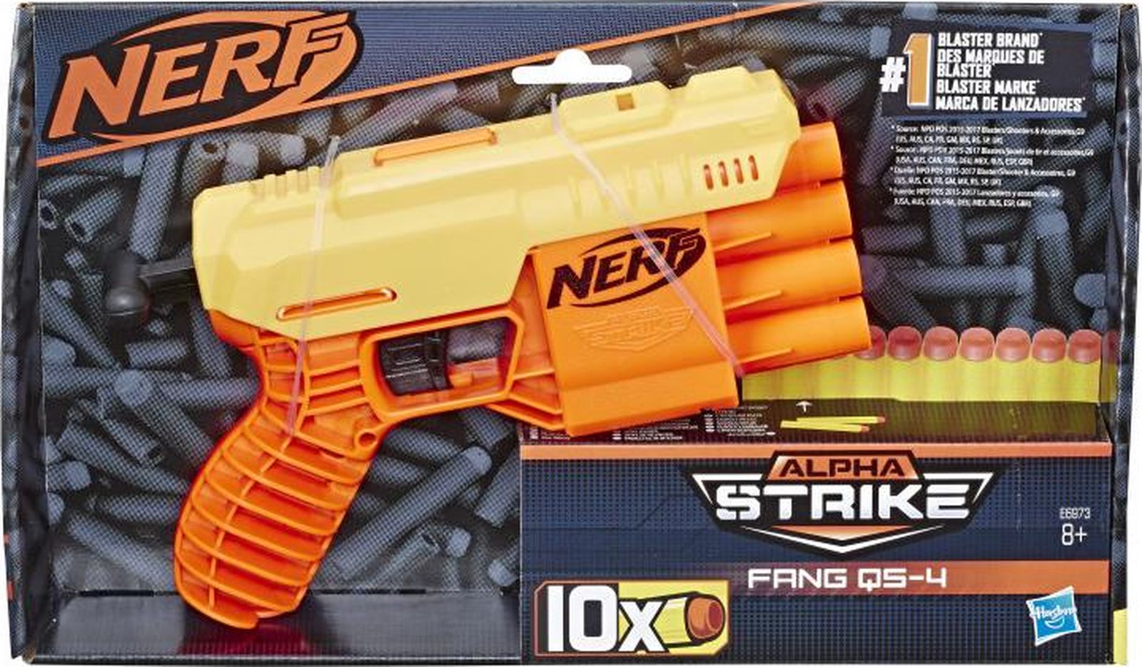 Игрушечный набор Nerf Альфа Страйк Фанг QS4 E7563 с 8 лет