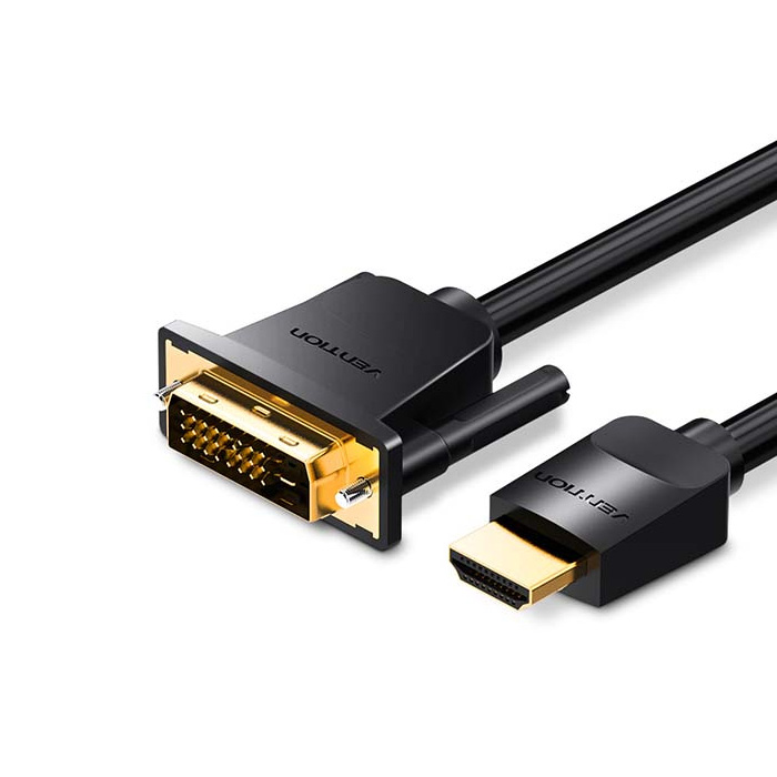 фото Кабель vention hdmi-dvi, m-m 3м black (abfbi)