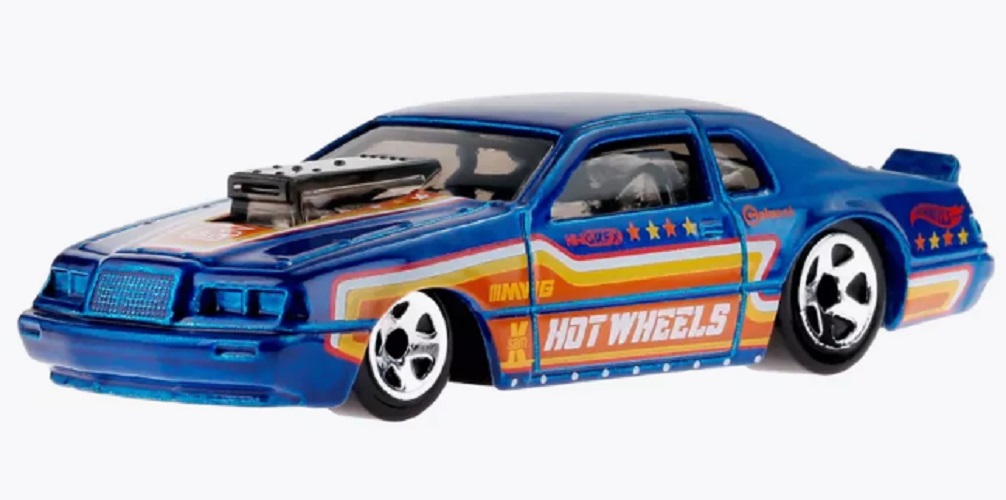 

Машинка базовой коллекции Hot Wheels 86 FORD THUNDERBIRD PRO STOCK синяя 5785 HKH32, Синий