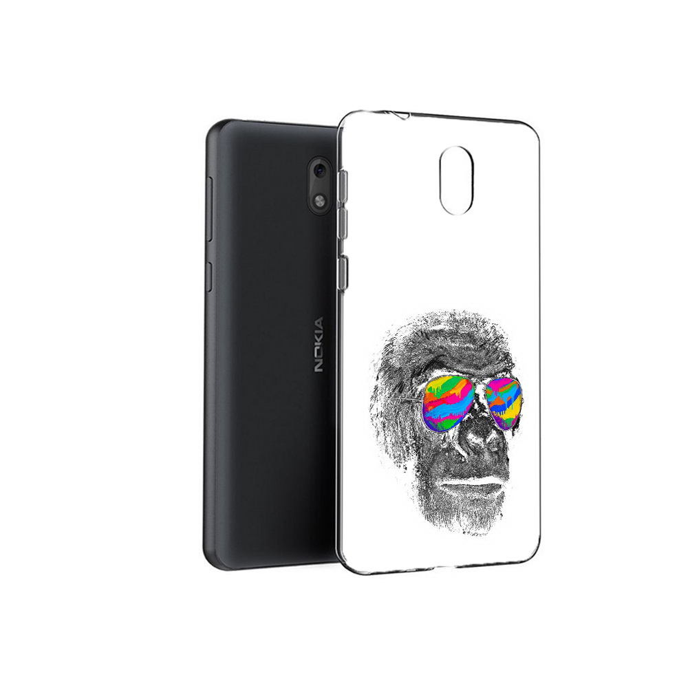 

Чехол MyPads Tocco для Nokia 6 крутая обезьяна в очках (PT60992.93.422), Прозрачный, Tocco