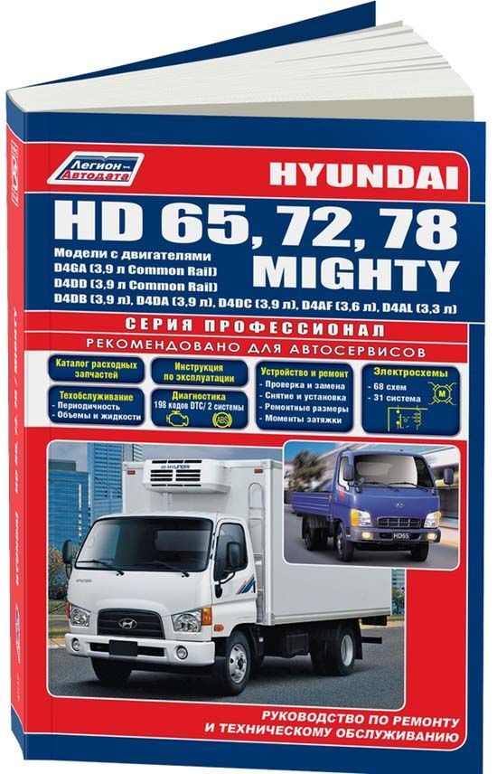 

Hyundai HD65/72/78/Mighty диз D4GA/D4DD (3,9 CRDi) D4DB/D4DA/D4DС (3,9) D4AF (3,6...