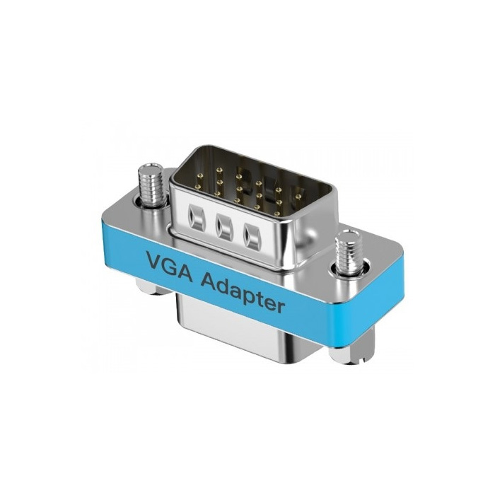 

Переходник Vention VGA-VGA, M-M Silver (DDAI0), Серебристый, DDAI0