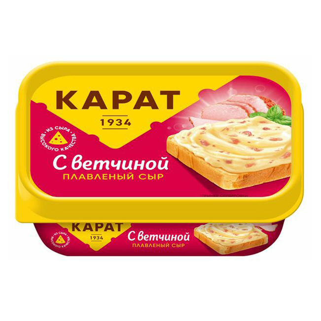 

Плавленый сыр Карат с ветчиной 45% 200 г