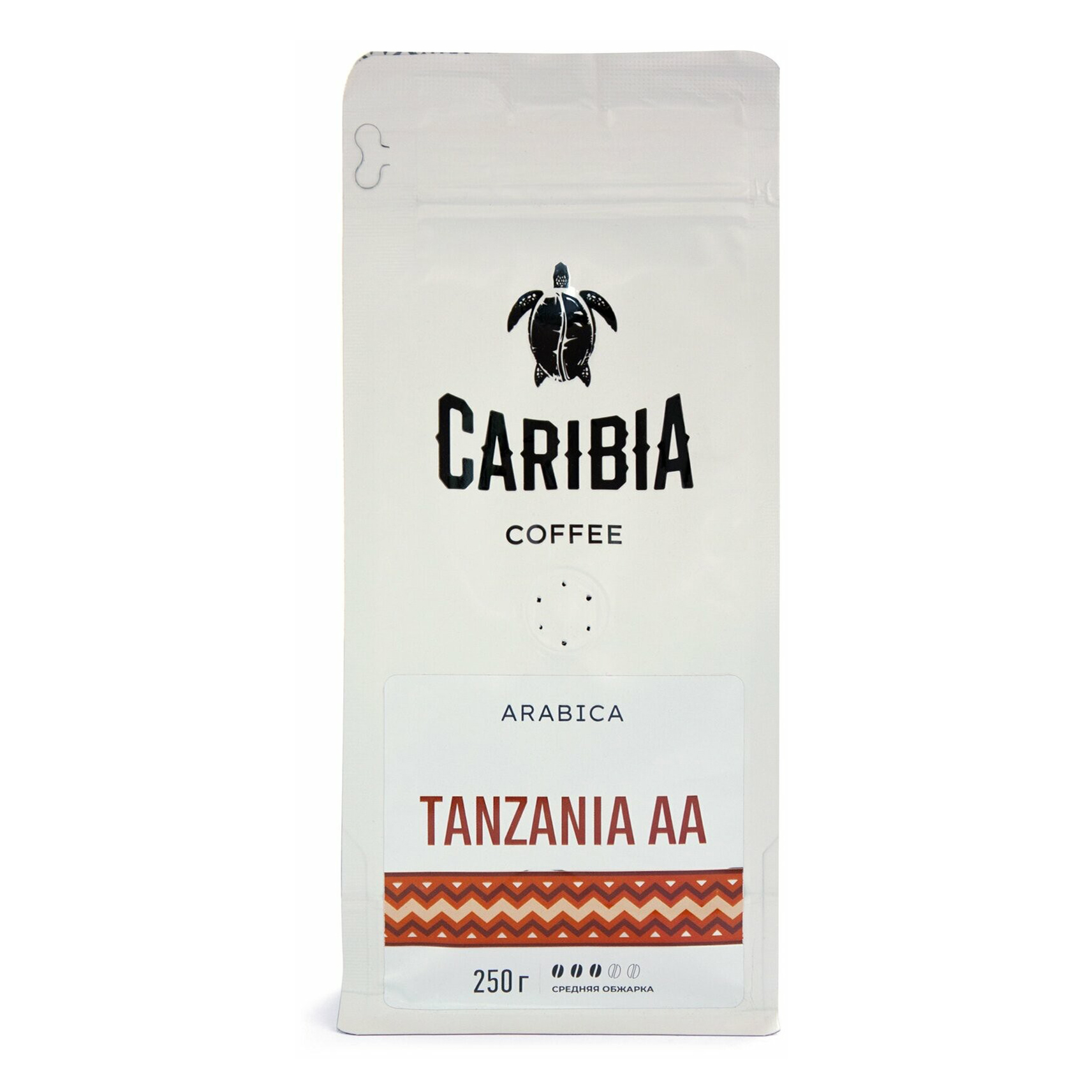 Кофе Caribia Tanzania Arabica арабика в зернах 250 г