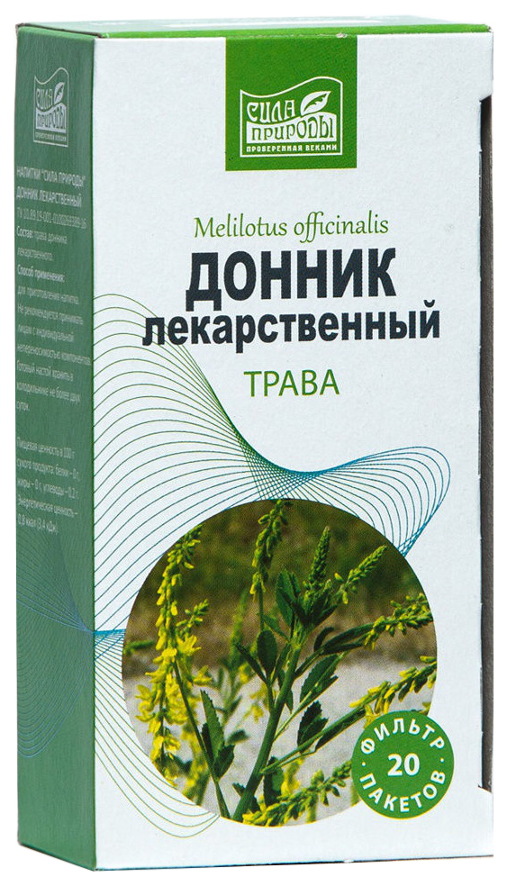 

Донник трава пакеты 20 шт. Напитки Сила природы, Донник трава