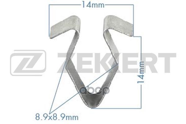 

Клипса Крепёжная Ford Vag (Миним. Кол-Во Заказа 10 Шт) Zekkert арт. BE3527