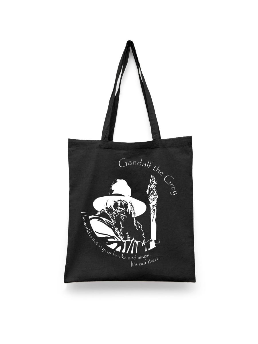 

Шоппер унисекс Каждому Своё Властелин Колец/Хоббит/Толкин FMVK18, черный, Властелин Колец/Хоббит/Толкин FMVK18