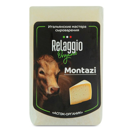 

Сыр твердый Relaggio Montazi 45% 230 г