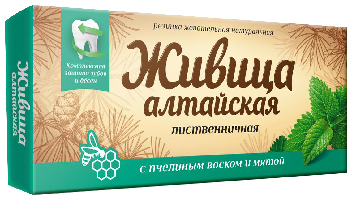 Купить Живица Алтайская с пчелиным воском и мятой таблетки 4 шт. Алтайский нектар