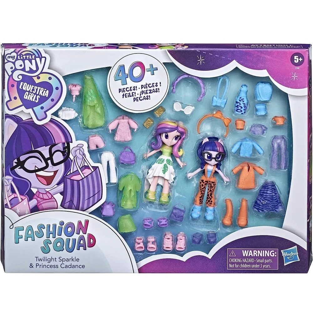 Игровой набор Hasbro My Little Pony Fashion Squad Equestria Girls F1587 10873 футболка женская puma squad зеленый