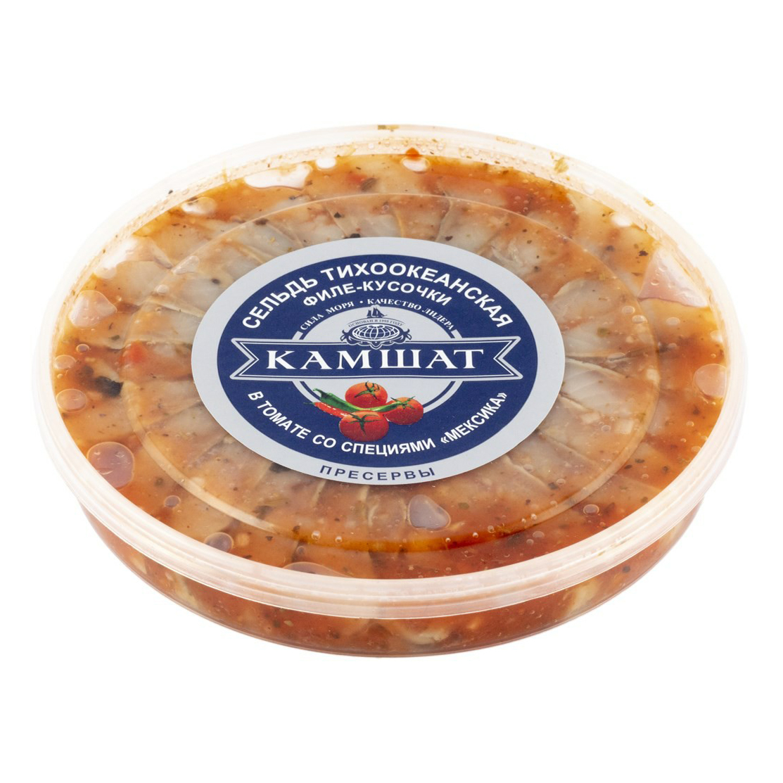 

Сельдь Камшат Мексика в томате филе 180 г