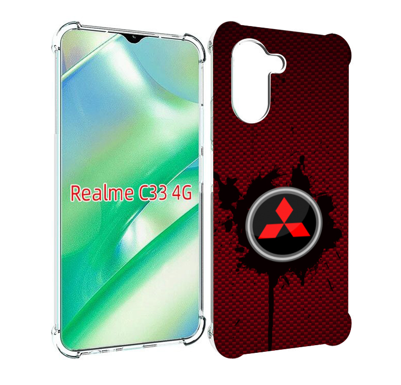 

Чехол MyPads mitsubishi 2 для Realme C33 4G, Прозрачный, Tocco