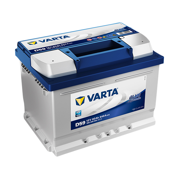 

Аккумуляторная батарея BLUE DYNAMIC 19.5/17.9 евро 60Ah 540A 242/175/175\ VARTA 560409054
