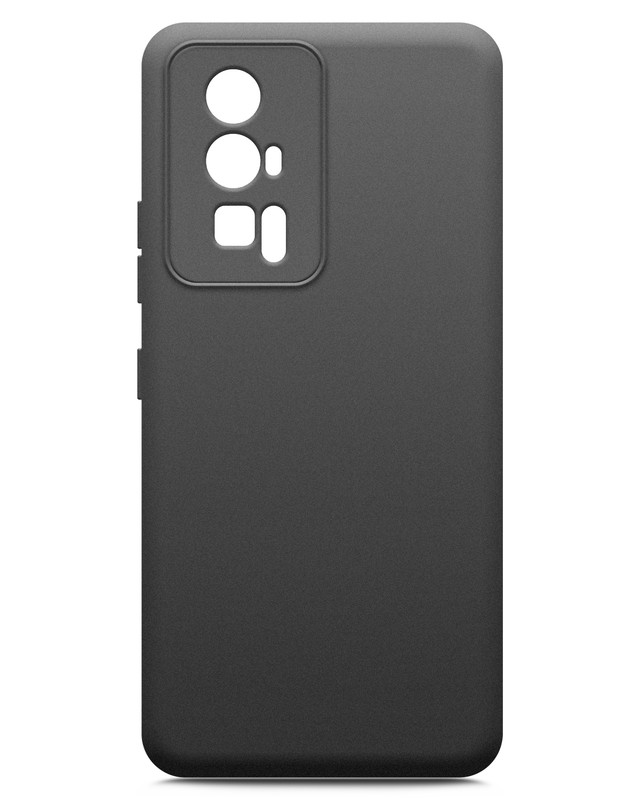 

Чехол Brozo на POCO F5 Pro силиконовый черный(матовый), POCO F5 Pro