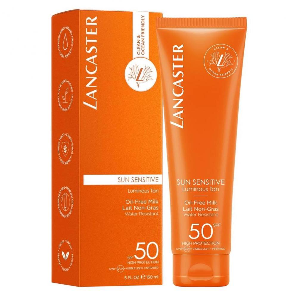 

Солнцезащитное нежирное молочко для тела Lancaster Sun Sensitive spf50 150 мл