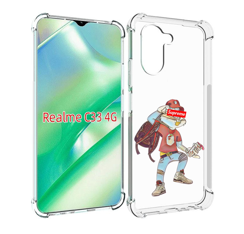 

Чехол MyPads моднявый-заяц детский для Realme C33 4G, Прозрачный, Tocco