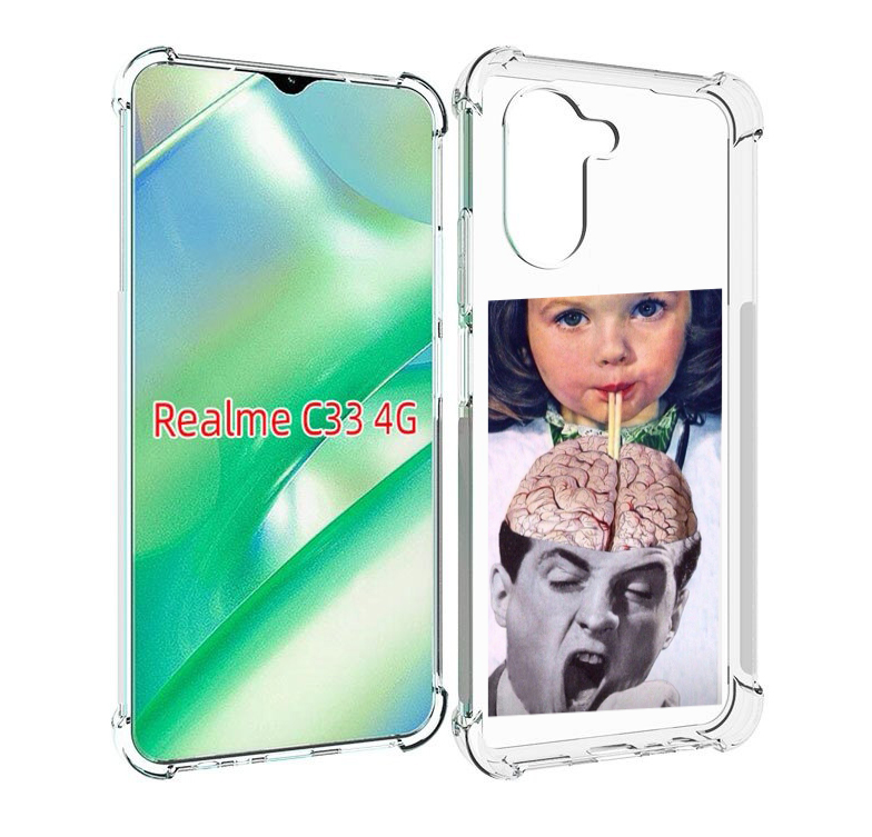 

Чехол MyPads на-здоровье для Realme C33 4G, Прозрачный, Tocco