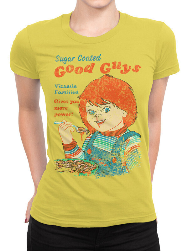 

Футболка женская Dream Shirts Чаки Женская 50007891 желтая L, Чаки Женская 50007891