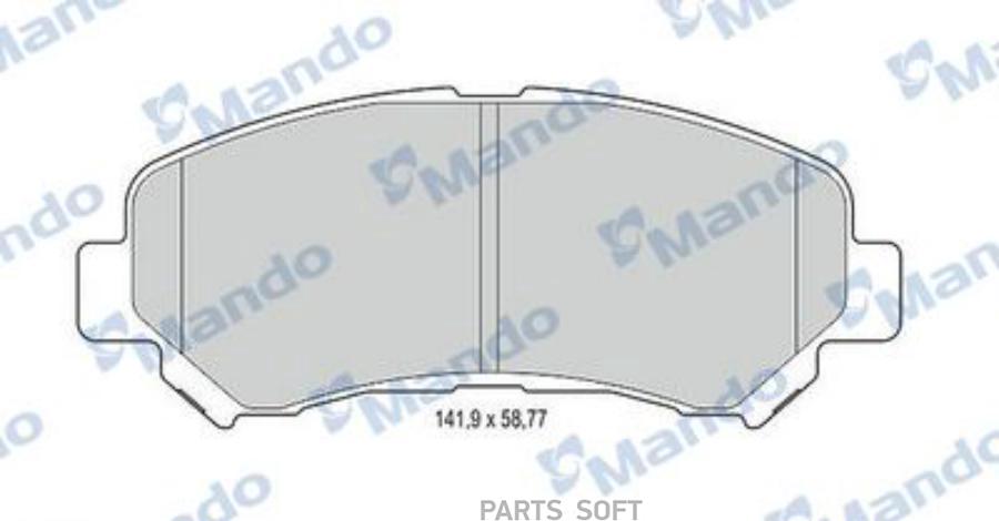 

Тормозные колодки Mando MBF015236