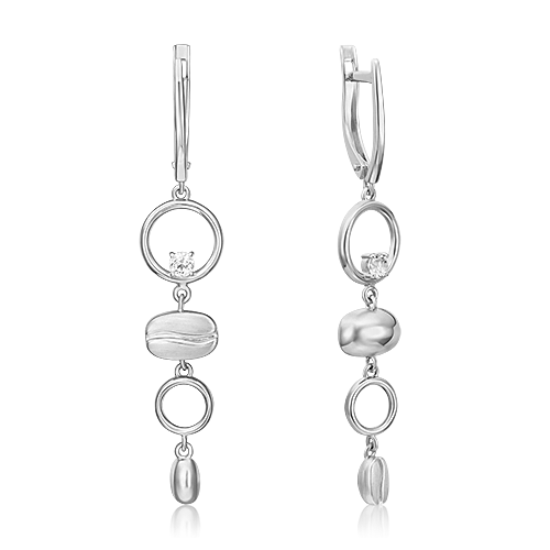 

Серьги из белого золота с топазом PLATINA jewelry 02-4926-01-201-1120, 02-4926-01-201-1120