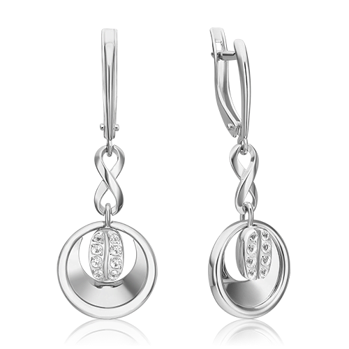 

Серьги из белого золота с топазом PLATINA jewelry 02-4927-00-201-1120, 02-4927-00-201-1120