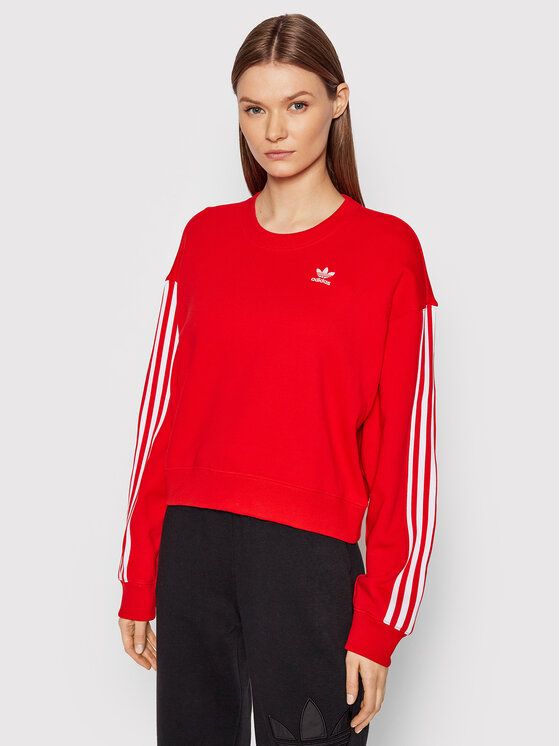 Свитшот женский Adidas 0000209020601 красный 42 EU