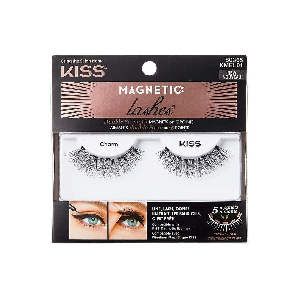 Накладные ресницы Kiss Charm Magnetic Eyeliner Lash (KMEL01) накладные ресницы kiss charm magnetic eyeliner lash 1 пара