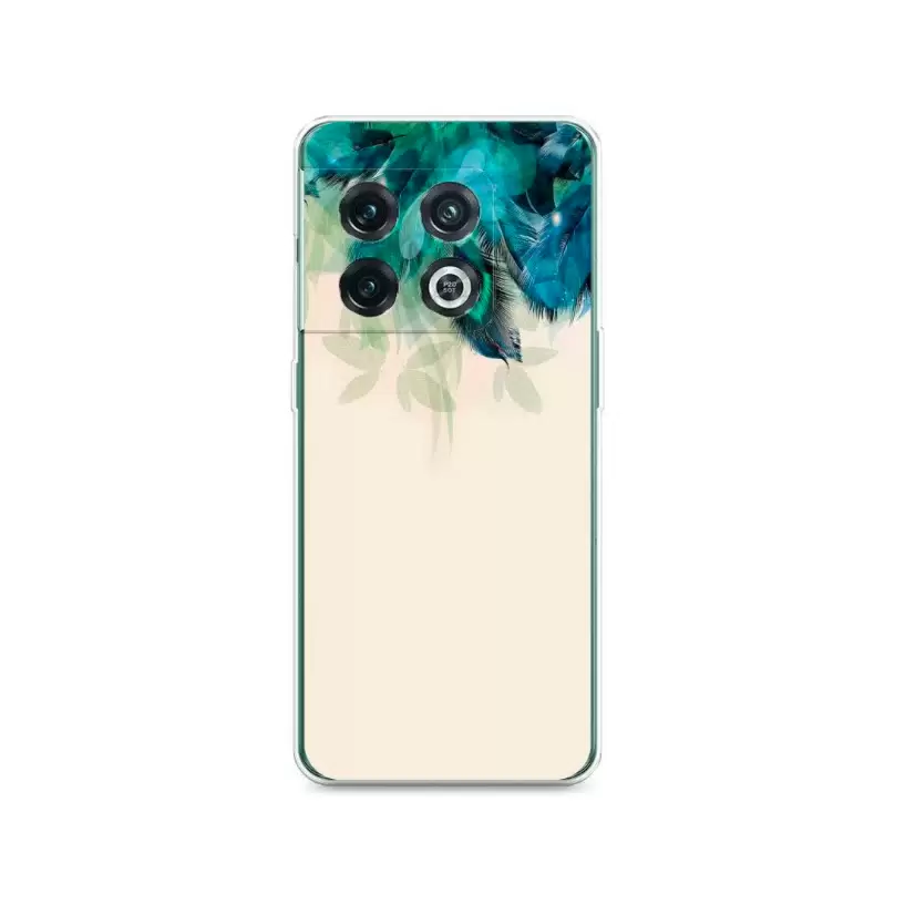 

Силиконовый чехол Awog "Перья голубого цвета" для OnePlus 10T, Разноцветный, 153150-2