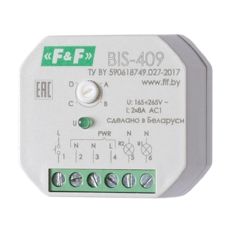 Импульсное реле Евроавтоматика F&F BIS-409 бистабильное импульсное реле освещения tdm