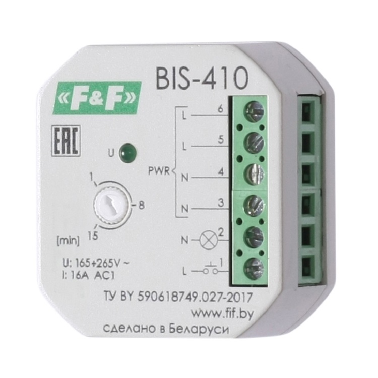 Импульсное реле Евроавтоматика F&F BIS-410 бистабильное импульсное реле освещения tdm