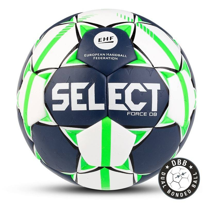 фото Мяч гандбольный select force db, 1, белый, матчевый, ручная сшивка