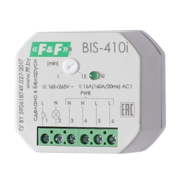 Импульсное реле Евроавтоматика F&F BIS-410i бистабильное импульсное реле освещения tdm