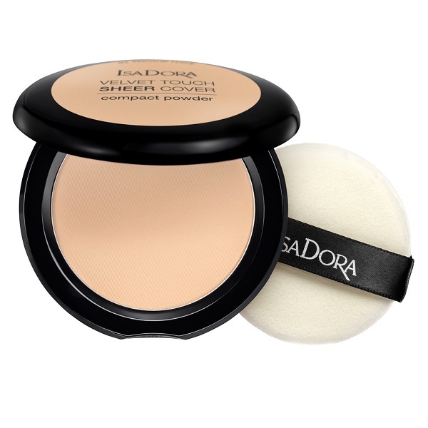 фото Пудра isadora velvet touch sheer cover compact powder, тон 41 neutral ivory