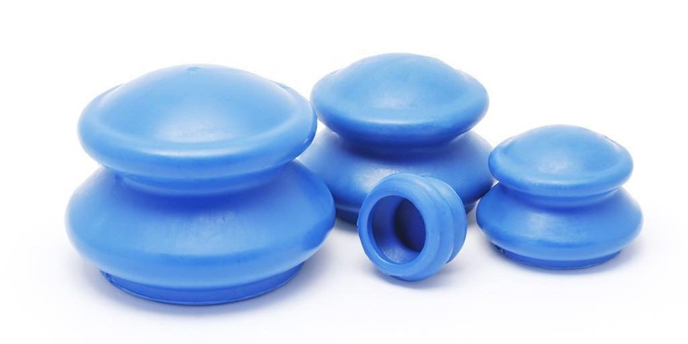 Банки массажные резиновые для вакуумного массажа Просто-Полезно 4 шт.