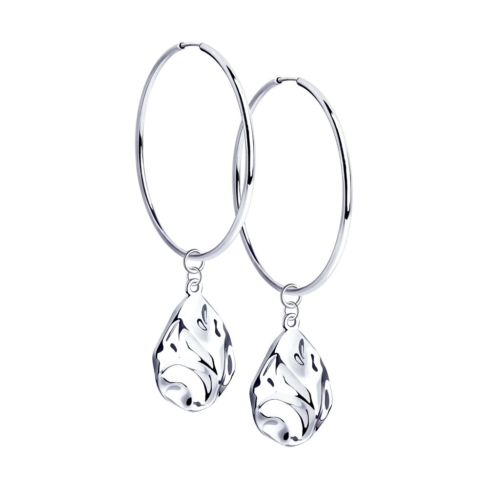 

Серьги конго из серебра SOKOLOV 94023798, 94023798