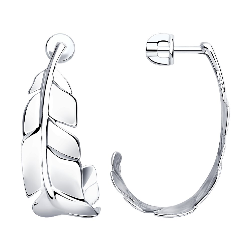

Серьги конго из серебра SOKOLOV 94023989, 94023989