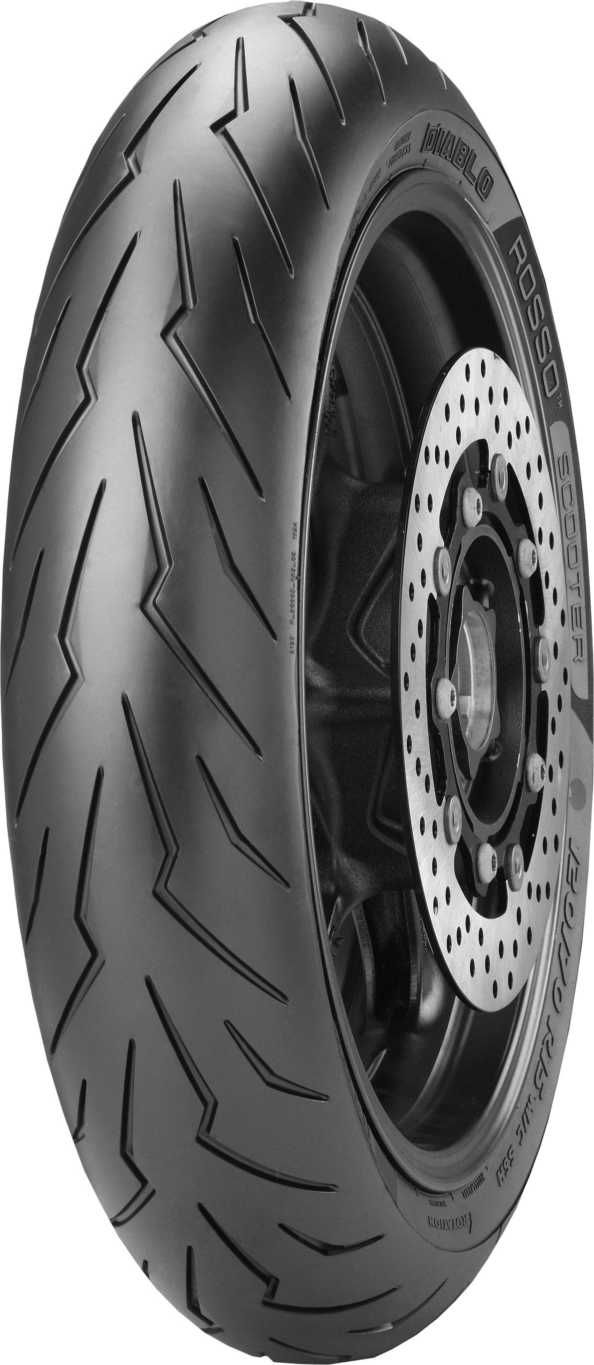 Мотошина Pirelli Diablo Rosso Scooter 120/70 R15 56H TL Передняя (Front)