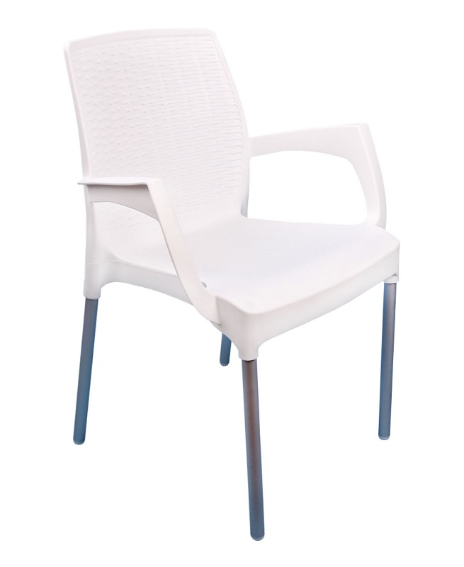 Садовое кресло Альтернатива Прованс М6325 white 58,5х53,5х82 см