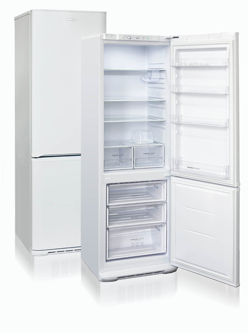 

Холодильник БИРЮСА 627 White, 627