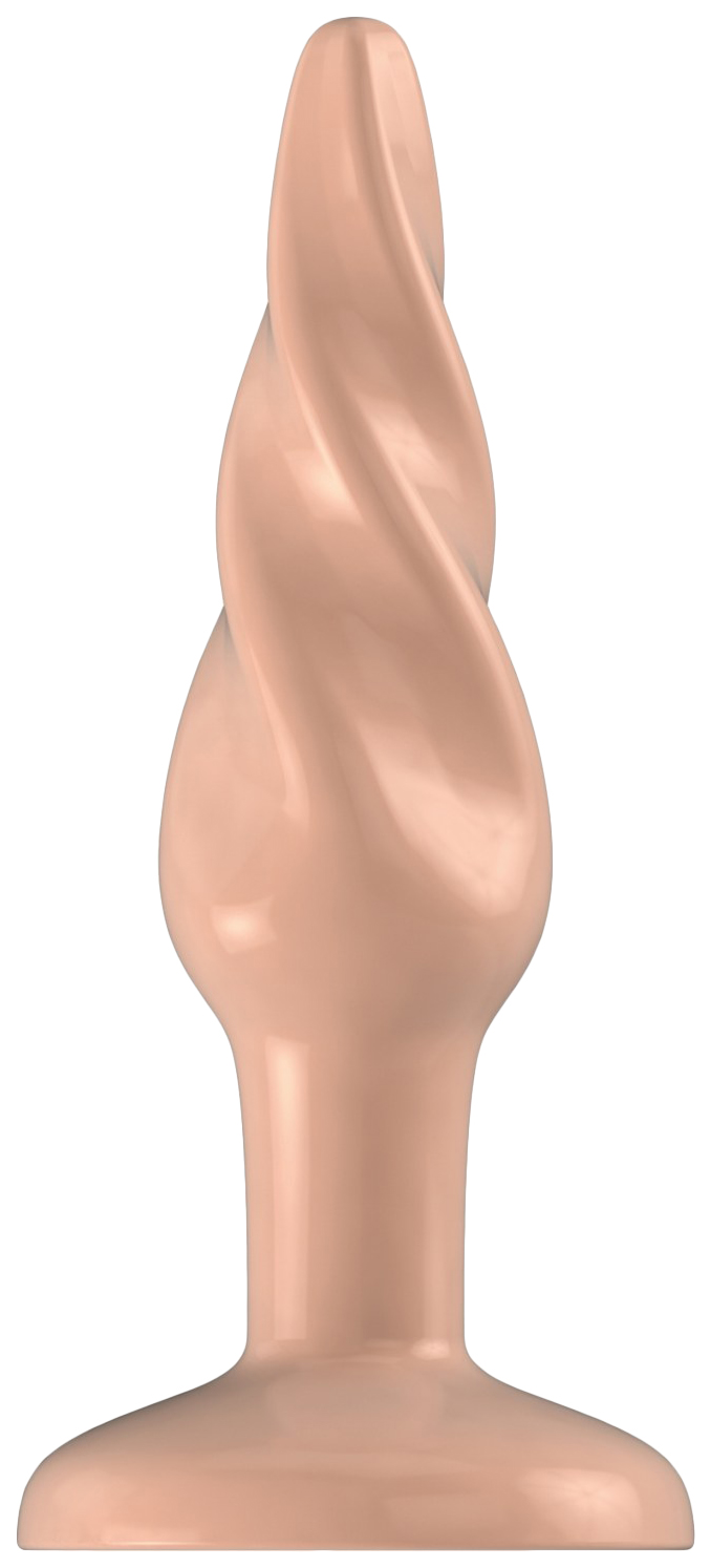 Витая анальная пробка Rounded 5 Inch 12,7 см Shots Media BV телесный