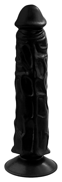 фото Гелевый фаллоимитатор на присоске №9 19,5 см сумерки богов черный