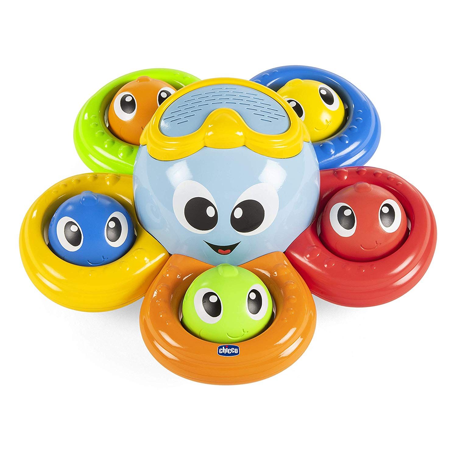 

Игрушка для ванны Chicco Осьминог 6м+, Разноцветный