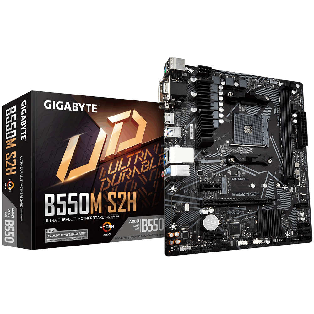 фото Материнская плата gigabyte b550m s2h