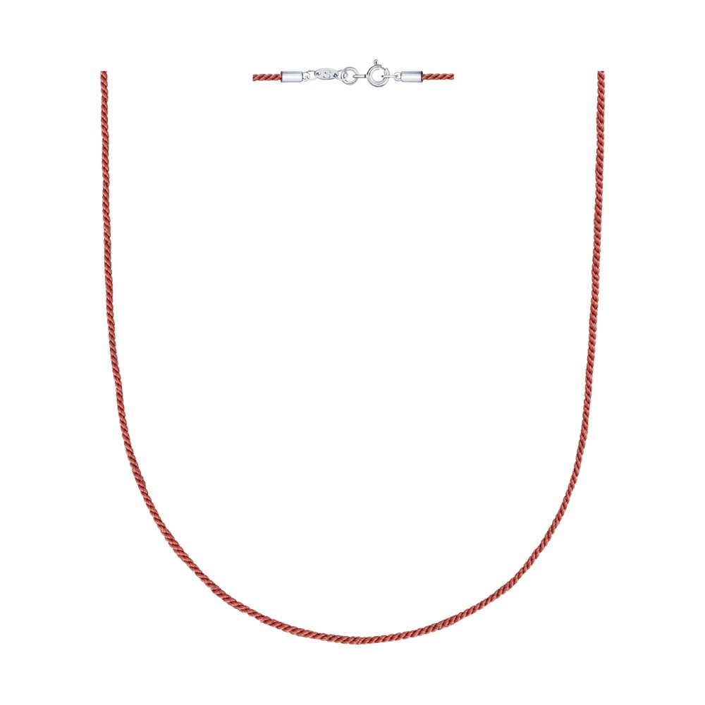 

Шнурок из серебра 45 см SOKOLOV 94070143, 94070143