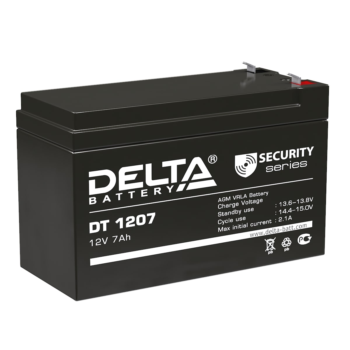 фото Аккумулятор delta dt 1207