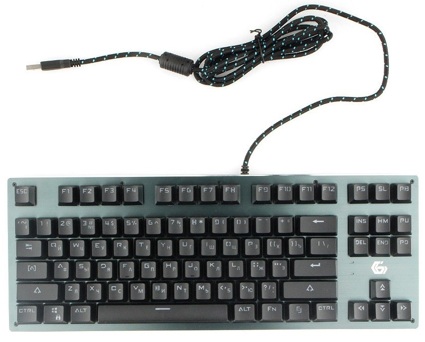 Игровая клавиатура Gembird KB-G540L Silver/Blue