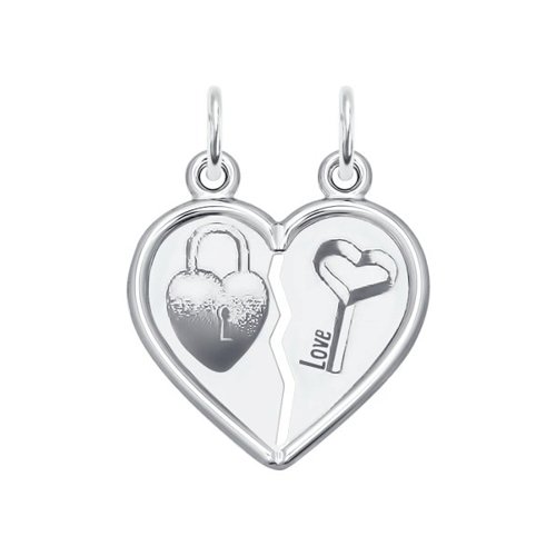 

Парные кулоны из серебра SOKOLOV 94100037, 94100037